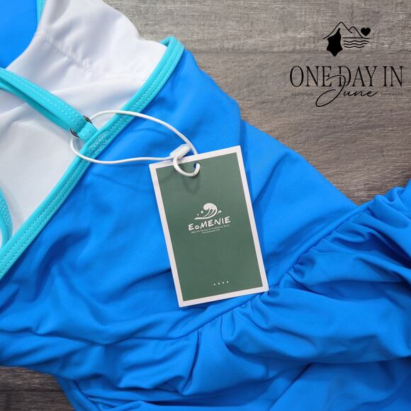 Eomenie Tummy Control One Piece Swimsuit Size L - Picture 3 of 6